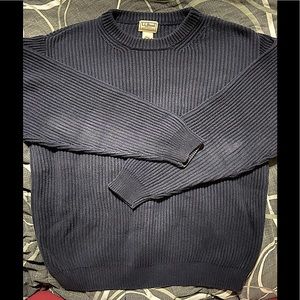 3/$22 vintage L.L. Bean heavy knit black sweater M